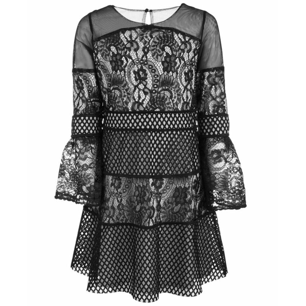 Us Angels Big Girls Lace Mesh Dress